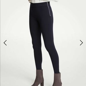 Black side zip leggings